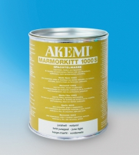 10506 Пастообразные мраморные шпатлевки фирмы AKEMI, 1000 S, серый